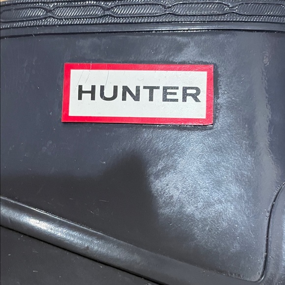 Hunter wedge rainboots size 5 navy - Picture 10 of 10